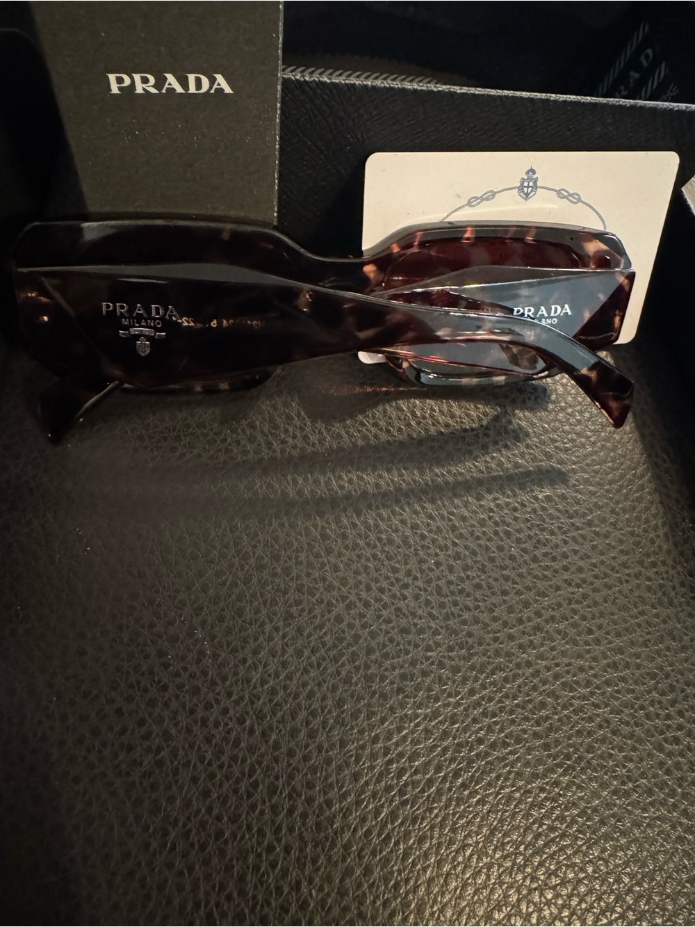 Prada Women’s Cheetah Print Sunglasses - Brown - Picture 5 of 6